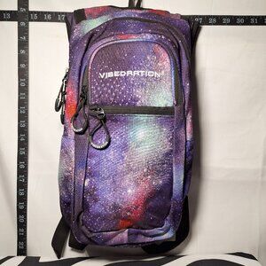 Vibedration Hydration Backpack w/o bladder - Purple Galaxy colors - Used